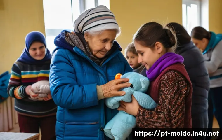 몰도바와 유엔 관계 - **"A heartwarming scene depicting the profound hospitality of Moldova towards Ukrainian refugees. In...