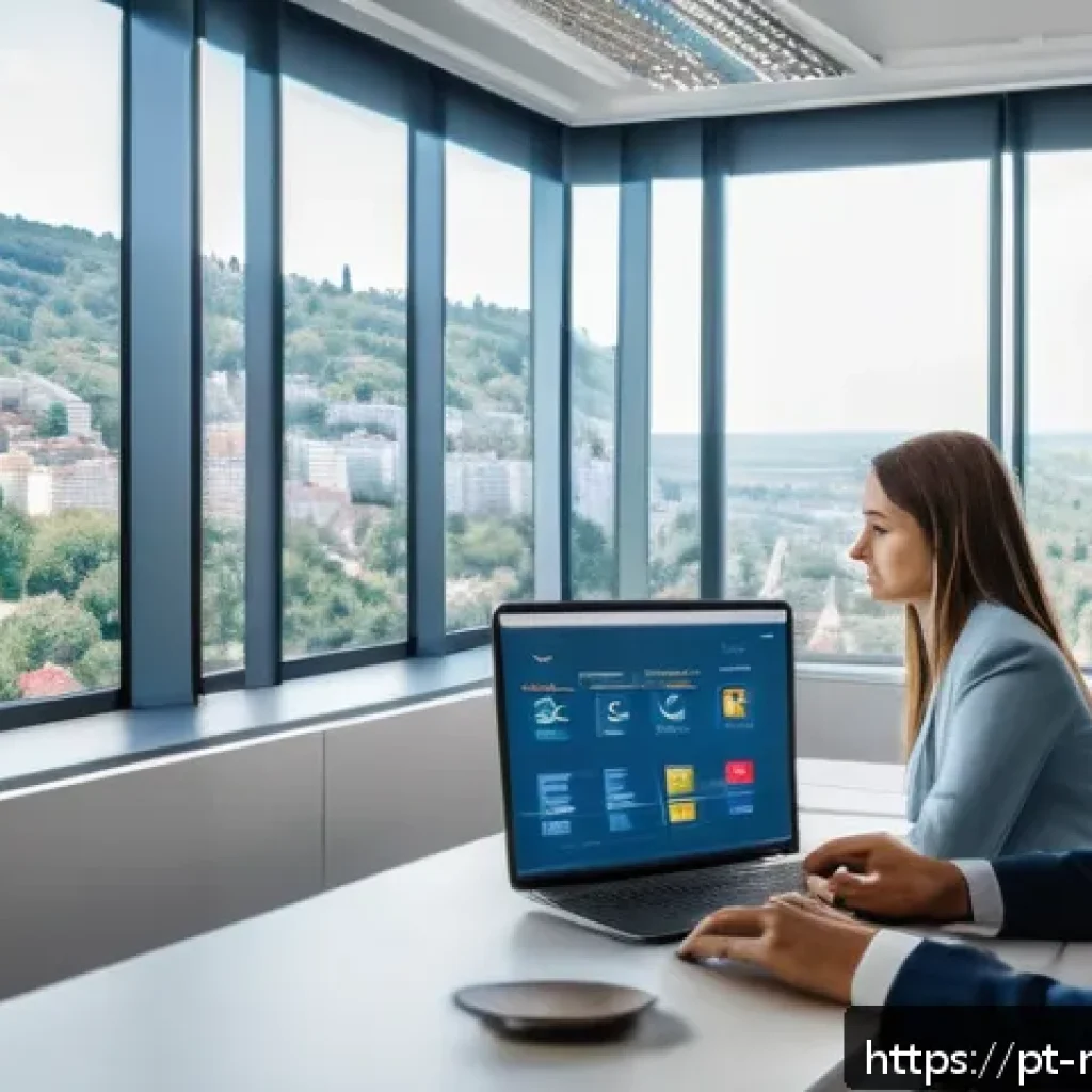 몰도바 세금 제도 - A modern office environment in Moldova featuring a diverse group of business professionals collabora...